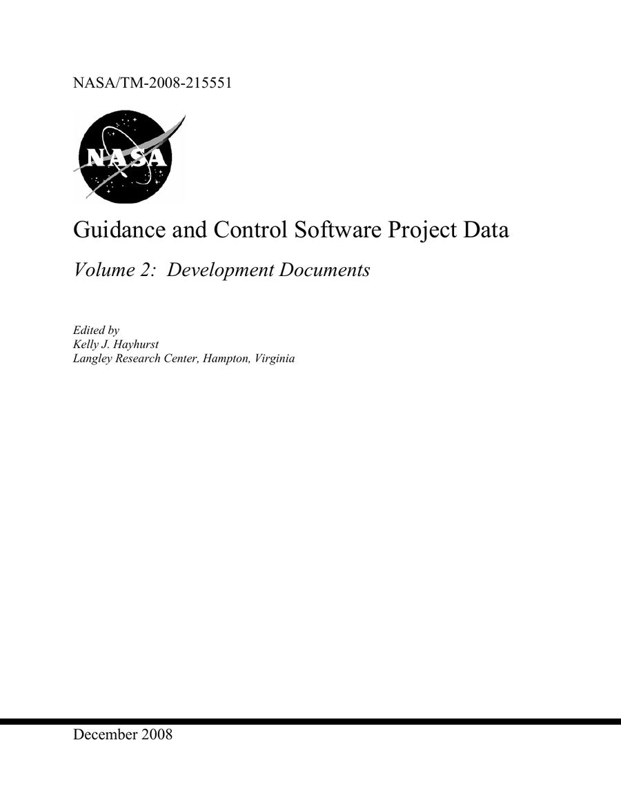 NASA GCS Volume 2 cover